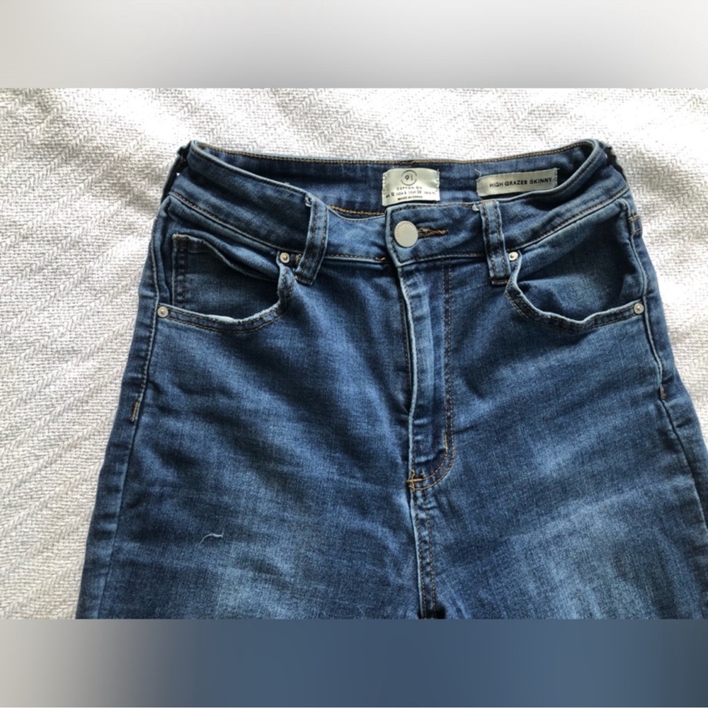 Cotton On High Grazer Distressed Skinny Jeans - Picture 4 of 4